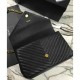 Replica YSL Classic Large Monogram Saint Lauren College Bag Black
