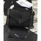 Replica YSL Classic Large Monogram Saint Lauren College Bag Black