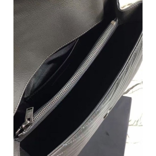 Replica YSL Classic Large Monogram Saint Lauren College Bag Gray
