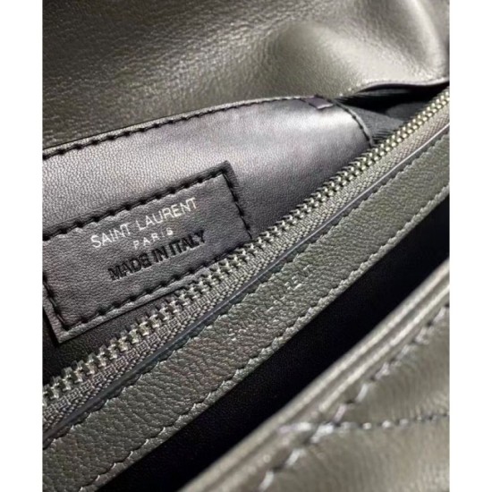 Replica YSL Classic Large Monogram Saint Lauren College Bag Gray