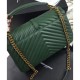 Replica YSL Classic Large Monogram Saint Lauren College Bag Green