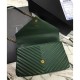 Replica YSL Classic Large Monogram Saint Lauren College Bag Green