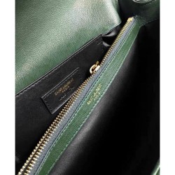 Replica YSL Classic Large Monogram Saint Lauren College Bag Green