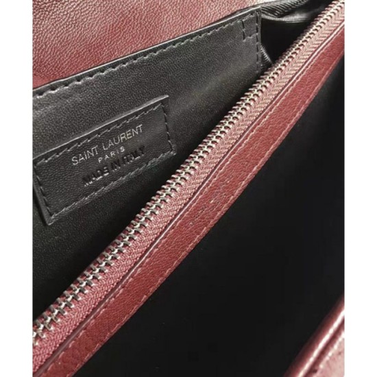 Replica YSL Classic Large Monogram Saint Lauren College Bag Mauve