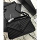 Replica YSL Classic Large Monogram Saint Laurent College Bag Black