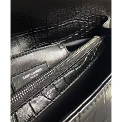 Replica YSL Classic Large Monogram Saint Laurent College Bag Black
