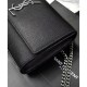 Replica YSL Classic Medium KATE Monogram Saint Lauren Satchel Black