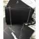 Replica YSL Classic Medium KATE Monogram Saint Lauren Satchel Black