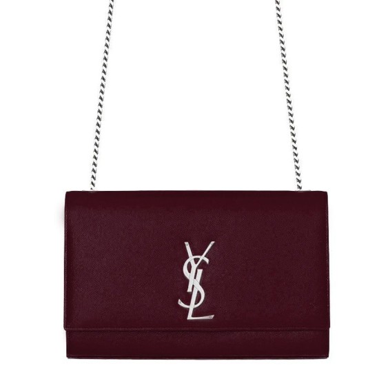Replica YSL Classic Medium KATE Monogram Saint Lauren Satchel Mauve