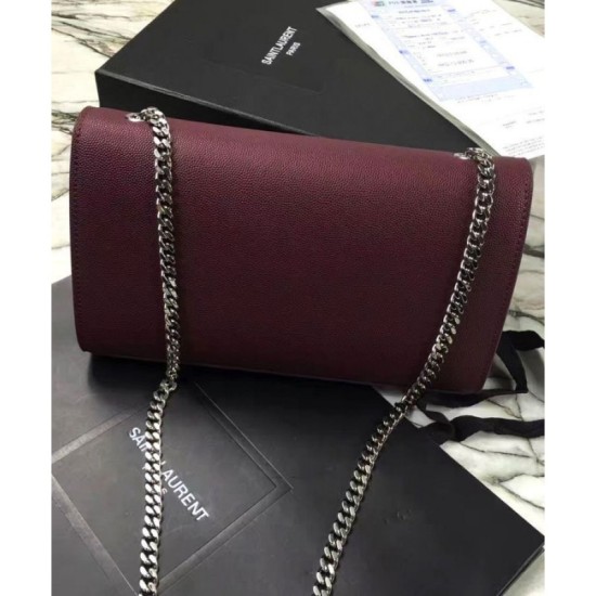 Replica YSL Classic Medium KATE Monogram Saint Lauren Satchel Mauve