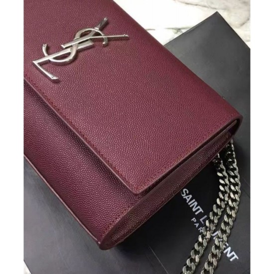 Replica YSL Classic Medium KATE Monogram Saint Lauren Satchel Mauve
