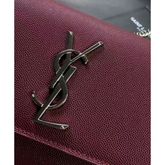 Replica YSL Classic Medium KATE Monogram Saint Lauren Satchel Mauve