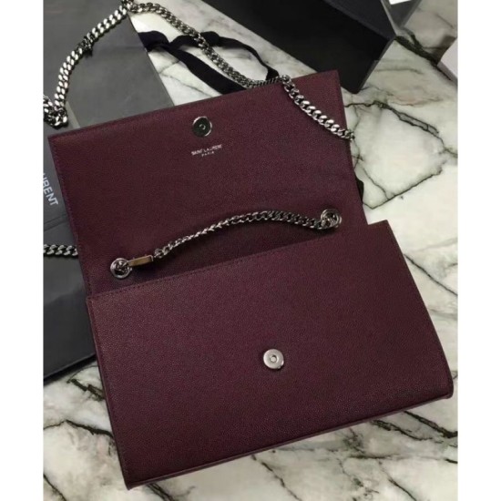 Replica YSL Classic Medium KATE Monogram Saint Lauren Satchel Mauve