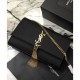 Replica YSL Classic Medium Kate Monogram SAINT LAURENT Tassel Satchel Black