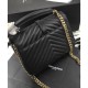 Replica YSL Classic Medium Monogram Saint Lauren College Bag Black