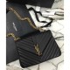 Replica YSL Classic Medium Monogram Saint Lauren College Bag Black