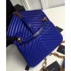 Fake YSL Classic Medium Monogram Saint Lauren College Bag Blue Replica