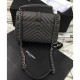 Replica YSL Classic Medium Monogram Saint Lauren College Bag Gray