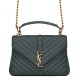 Replica YSL Classic Medium Monogram Saint Lauren College Bag Green Replica YSL Classic Medium Monogram Saint Lauren College Bag Green