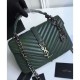 Replica YSL Classic Medium Monogram Saint Lauren College Bag Green Replica YSL Classic Medium Monogram Saint Lauren College Bag Green