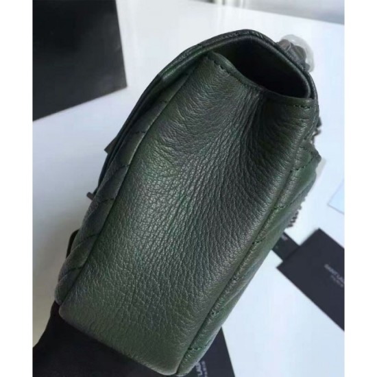 Replica YSL Classic Medium Monogram Saint Lauren College Bag Green Replica YSL Classic Medium Monogram Saint Lauren College Bag Green
