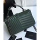 Replica YSL Classic Medium Monogram Saint Lauren College Bag Green Replica YSL Classic Medium Monogram Saint Lauren College Bag Green