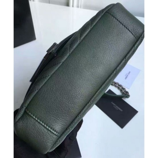 Replica YSL Classic Medium Monogram Saint Lauren College Bag Green Replica YSL Classic Medium Monogram Saint Lauren College Bag Green