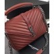 Replica YSL Classic Medium Monogram Saint Lauren College Bag Mauve