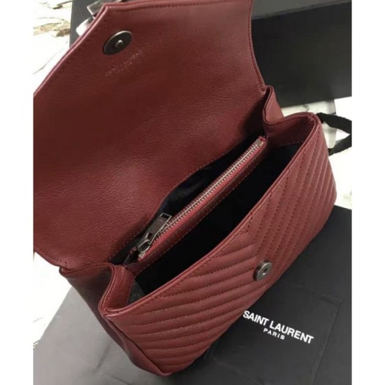 Replica YSL Classic Medium Monogram Saint Lauren College Bag Mauve