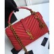 Replica YSL Classic Medium Monogram Saint Lauren College Bag Red