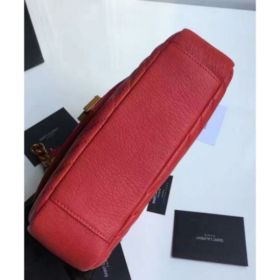 Replica YSL Classic Medium Monogram Saint Lauren College Bag Red