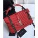 Fake YSL Classic Medium Monogram Saint Lauren College Bag Red Replica Replica YSL Classic Medium Monogram Saint Lauren College Bag Red