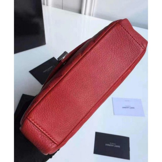 Fake YSL Classic Medium Monogram Saint Lauren College Bag Red Replica Replica YSL Classic Medium Monogram Saint Lauren College Bag Red