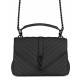 Replica YSL Classic Medium Monogram Saint Laurent College Bag Black