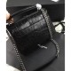Replica YSL Classic Medium Monogram Saint Laurent College Bag Black