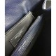 Fake YSL Large Monogram Envelope Satchel Dark Blue Replica