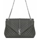 Replica YSL Large Monogram Envelope Satchel Gray Replica YSL Large Monogram Envelope Satchel Gray