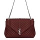 Replica YSL Large Monogram Envelope Satchel Mauve