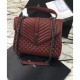 Replica YSL Large Monogram Envelope Satchel Mauve