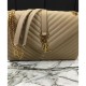 Replica YSL Large Monogram Satchel Apricot