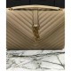 Replica YSL Large Monogram Satchel Apricot
