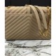 Replica YSL Large Monogram Satchel Apricot
