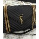 Replica YSL Large Monogram Satchel Black