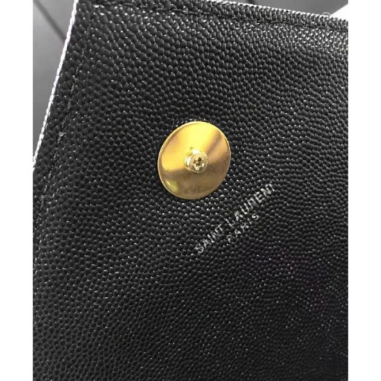 Replica YSL Large Monogram Satchel Black