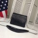 Replica YSL Saint Laurent Medium Sunset Monogram Crocodile Pattern Black