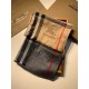 Fake Burberry Aquatic Cashmere Small Check Shawl 75 x 220 Brown Replica