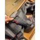 Replica Burberry Aquatic Cashmere Small Check Shawl 75 x 220 Gray