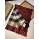 Replica Burberry Double-sided Cashmere Wool Shawl 30 x 180