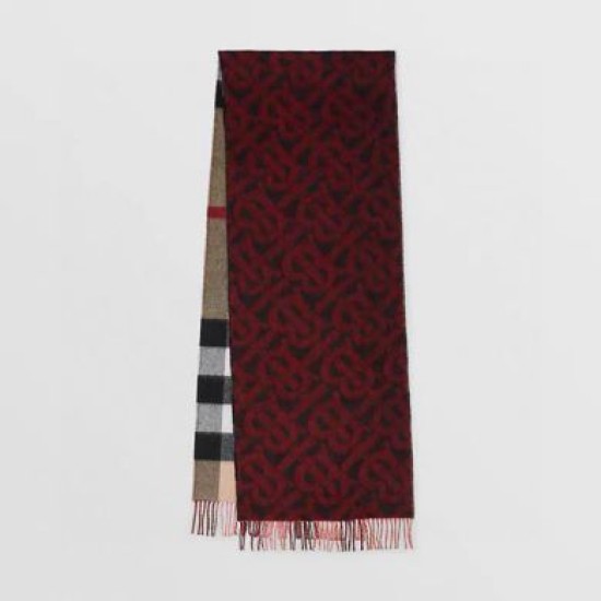 Replica Burberry Double-sided Cashmere Wool Shawl 30 x 180