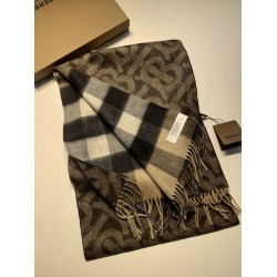 Replica Burberry Double-sided Cashmere Wool Shawl 30 x 180